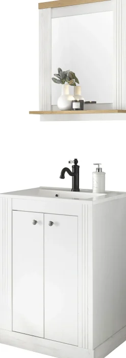 OTTO home Badmöbel-Set »WESTMINSTER, Bad im Landhausstil, 2-teiliges Badezimmer« 2 Stk. tlg.