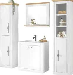 OTTO home Badmöbel-Set »WESTMINSTER, Bad im Landhausstil, 4-teiliges Badezimmer« 4 Stk. tlg.