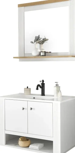 OTTO home Badmöbel-Set »WESTMINSTER, Bad im Landhausstil, 2-teiliges Badezimmer« 2 Stk. tlg.