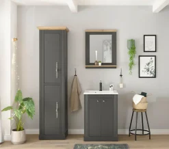 OTTO home Badmöbel-Set »WESTMINSTER, Bad im Landhausstil, 3-teiliges Badezimmer« 3 Stk. tlg.