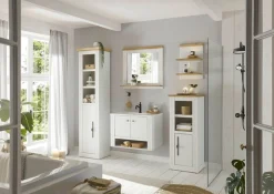 OTTO home Badmöbel-Set »WESTMINSTER, Bad im Landhausstil, 5-teiliges Badezimmer« 5 Stk. tlg.
