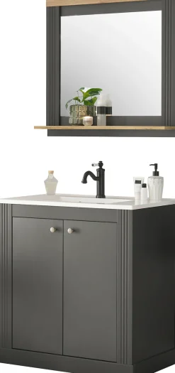 OTTO home Badmöbel-Set »WESTMINSTER, Bad im Landhausstil, 2-teiliges Badezimmer« 2 Stk. tlg.