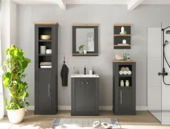 OTTO home Badmöbel-Set »WESTMINSTER, Bad im Landhausstil, 5-teiliges Badezimmer« 5 Stk. tlg.