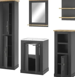 OTTO home Badmöbel-Set »WESTMINSTER, Bad im Landhausstil, 5-teiliges Badezimmer« 5 Stk. tlg.