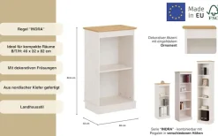 OTTO home Bücherregal »Indra« aus massiver Kiefer, in verscheidenen Höhen, mit FSC®