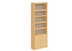 OTTO home Bücherregal »mit 2 Türen Soeren Regal Aktenregal B/T/H: 80/29/220 cm« massive Kiefer, FSC®-zertifiziert