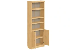 OTTO home Bücherregal »mit 2 Türen Soeren Regal Aktenregal B/T/H: 80/29/220 cm« massive Kiefer, FSC®-zertifiziert