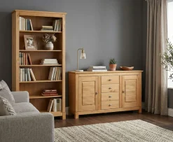 OTTO home Bücherregal »Rauna« aus massiver Kiefer, Breite 96 cm, FSC® zertifiziert