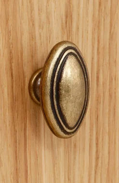OTTO home Bücherregal »Soeren Eiche Regal B/T/H: 80/29/220 cm mit 2 Türen« mit Eiche-Elementen, FSC®-zertifiziert, insgesamt 7 Fächer