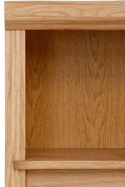OTTO home Bücherregal »Soeren Eiche Regal B/T/H: 80/29/220 cm mit 2 Türen« mit Eiche-Elementen, FSC®-zertifiziert, insgesamt 7 Fächer