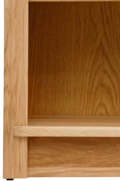 OTTO home Bücherregal »Soeren Eiche Regal B/T/H: 80/29/220 cm mit 2 Türen« mit Eiche-Elementen, FSC®-zertifiziert, insgesamt 7 Fächer