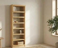 OTTO home Bücherregal »Soeren Regal B/T/H: 80/29/220 cm« 7 offene Fächer, massive Kiefer, FSC®-zertifiziert