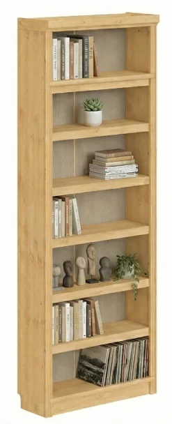 OTTO home Bücherregal »Soeren Regal B/T/H: 80/29/220 cm« 7 offene Fächer, massive Kiefer, FSC®-zertifiziert