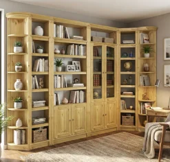 OTTO home Bücherregal »Soeren Regal B/T/H: 80/29/220 cm« 7 offene Fächer, massive Kiefer, FSC®-zertifiziert