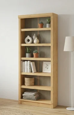 OTTO home Bücherregal »Soeren Regal B/T/H: 80/29/185 cm, 6 Fächer« aus massiver Kiefer, FSC®-zertifiziert