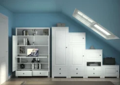 OTTO home Beistellschrank »Gotland, Schrankmodulsystem, einzeln oder mit der Serie kombinierbar« H/B/T ca. 60/60/52 oder ca. 44/60/52,massive Kiefer, variabel einsetzbar, auch für Dachschrägen