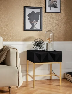 OTTO home Beistelltisch »Minfi« Schublade mit 3D-Front, auch als Nachttisch geeignet, Breite 50 cm