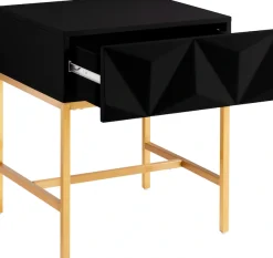 OTTO home Beistelltisch »Minfi« Schublade mit 3D-Front, auch als Nachttisch geeignet, Breite 50 cm