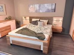 OTTO home Bettgestell »Gala, 160 oder 180x200cm Liegefläche, FSC-zertifiziert« optional passende Stauraumschubladen und Nachttische erhältlich,bequem gepolstertes Kopfteil, bezogen mit Samtvelours