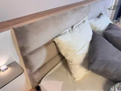 OTTO home Bettgestell »Gala, 160 oder 180x200cm Liegefläche, FSC-zertifiziert« optional passende Stauraumschubladen und Nachttische erhältlich,bequem gepolstertes Kopfteil, bezogen mit Samtvelours