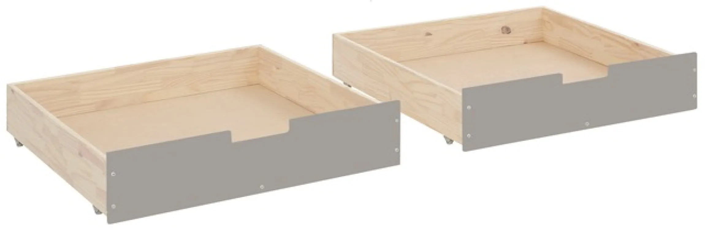 OTTO home Bettschubkasten »Janne« Set, 2 Stk. tlg. Bettschubladen auf Rollen, passend für das OTTO HOME Bett Tessin