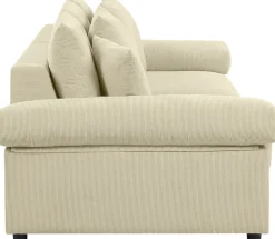 OTTO home Big-Sofa »Bjoern« mit Cord-Bezug, XXL-Sitzfläche, mit Federkern, frei im Raum stellbar