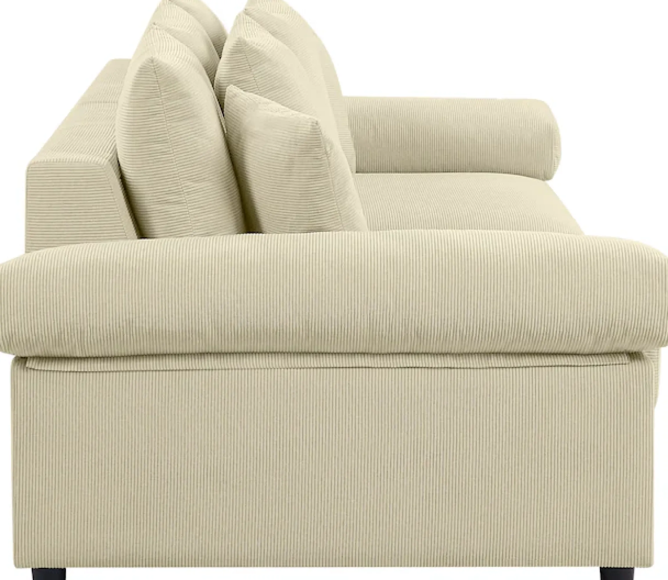 OTTO home Big-Sofa »Bjoern« mit Cord-Bezug, XXL-Sitzfläche, mit Federkern, frei im Raum stellbar