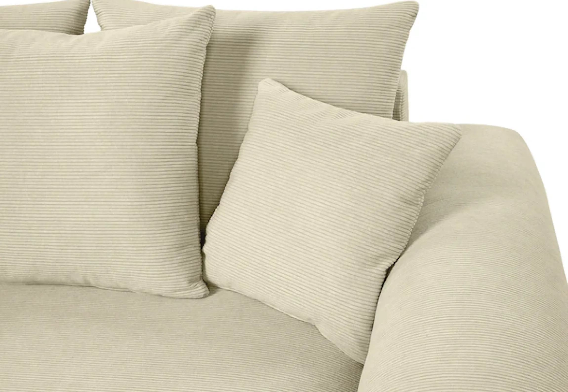OTTO home Big-Sofa »Bjoern« mit Cord-Bezug, XXL-Sitzfläche, mit Federkern, frei im Raum stellbar