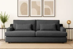 OTTO home Big-Sofa »Evelle 3 Sitzer Maxi« 237 cm, tiefe Sitzfläche, Lounge-Sitzkomfort, Struktur, Breitcord