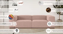 OTTO home Big-Sofa »HAILY Modularsofa, Verlässliche Qualität, Sitztiefe 70 cm« als Modul oder separat verwendbar, für individuelle Zusammenstellung