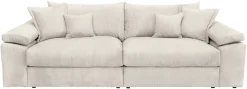 OTTO home Big-Sofa »Soft&Cosy XL, B: 246 cm - OTTO. Verlässliche Qualität.« Mega-Sofa, Cord oder Chenille-Struktur, mit Federkern & 4 Zierkissen