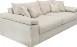 OTTO home Big-Sofa »Soft&Cosy XL, B: 246 cm - OTTO. Verlässliche Qualität.« Mega-Sofa, Cord oder Chenille-Struktur, mit Federkern & 4 Zierkissen