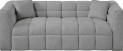 OTTO home Big-Sofa »Thor Design-Sofa mit Steppung, Bubble-Optik, B:190cm« "Bubble"-3D Optik Sofa mit Taschenfederkern, inkl. Zierkissen