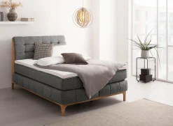 OTTO home Boxspringbett »Jelle« 5 Stk. tlg. zertifizierte, recycelte Bezugsstoffe, verschiedene Ausführungen