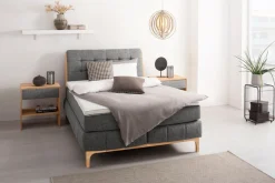 OTTO home Boxspringbett »Jelle« 5 Stk. tlg. zertifizierte, recycelte Bezugsstoffe, verschiedene Ausführungen