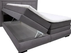 OTTO home Boxspringbett »MIVVA mit Bettkasten, mit Taschenfederkernmatratze H3, H3/H4 mix, H4« mit Kaltschaum- oder Visco-Topper (bei H4), Komfortliegehöhe 67cm