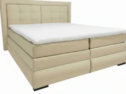OTTO home Boxspringbett »MIVVA mit Bettkasten, mit Taschenfederkernmatratze H3, H3/H4 mix, H4« mit Kaltschaum- oder Visco-Topper (bei H4), Komfortliegehöhe 67cm