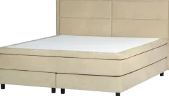 OTTO home Boxspringbett »VIVIANNE, Polsterbett mit 7-Zonen-Taschenfederkernmatratze H3« erhältlich in den Farben anthrazit und beige