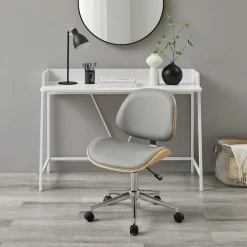 OTTO home Bürostuhl »Kiruna« () 1 Stk.Kunstleder, mit Pappelholz Schale, höhenverstellbar, 360° drehbar