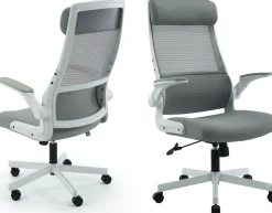 OTTO home Bürostuhl »Menton, ergonomischer Schreibtischstuhl« () inkl. Kopfkissen, Lendenwirbelstütze, modernes Design
