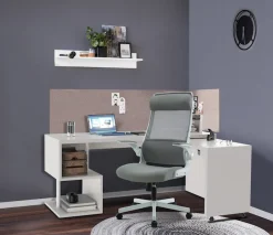 OTTO home Bürostuhl »Menton, ergonomischer Schreibtischstuhl« () inkl. Kopfkissen, Lendenwirbelstütze, modernes Design