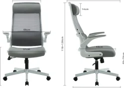 OTTO home Bürostuhl »Menton, ergonomischer Schreibtischstuhl« () inkl. Kopfkissen, Lendenwirbelstütze, modernes Design