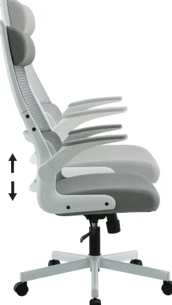 OTTO home Bürostuhl »Menton, ergonomischer Schreibtischstuhl« () inkl. Kopfkissen, Lendenwirbelstütze, modernes Design