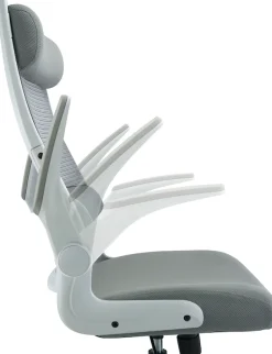 OTTO home Bürostuhl »Menton, ergonomischer Schreibtischstuhl« () inkl. Kopfkissen, Lendenwirbelstütze, modernes Design