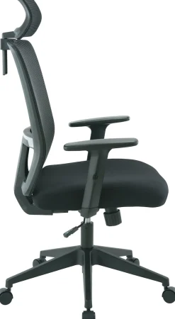 OTTO home Bürostuhl »Tallard, Mesh Schreibtischstuhl, ergonomische Ausstattung« () verstellbare Kopfstütze, Lumbalstütze & Armlehnen