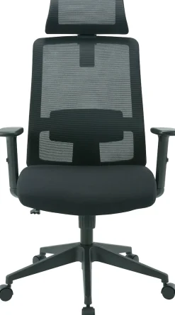 OTTO home Bürostuhl »Tallard, Mesh Schreibtischstuhl, ergonomische Ausstattung« () verstellbare Kopfstütze, Lumbalstütze & Armlehnen