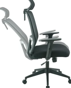 OTTO home Bürostuhl »Tallard, Mesh Schreibtischstuhl, ergonomische Ausstattung« () verstellbare Kopfstütze, Lumbalstütze & Armlehnen