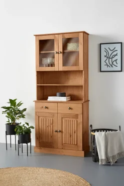 OTTO home Buffet »Liotta« mit 1 Schubkasten u. 3 verstellbare Einlegeböden, massives Kiefernholz