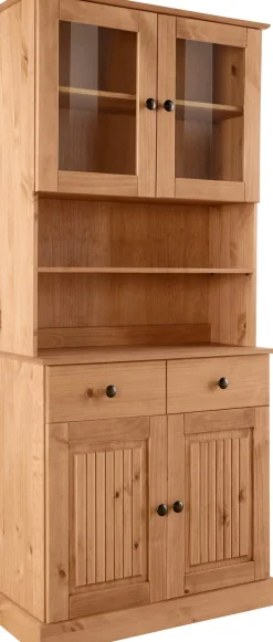OTTO home Buffet »Liotta« mit 1 Schubkasten u. 3 verstellbare Einlegeböden, massives Kiefernholz
