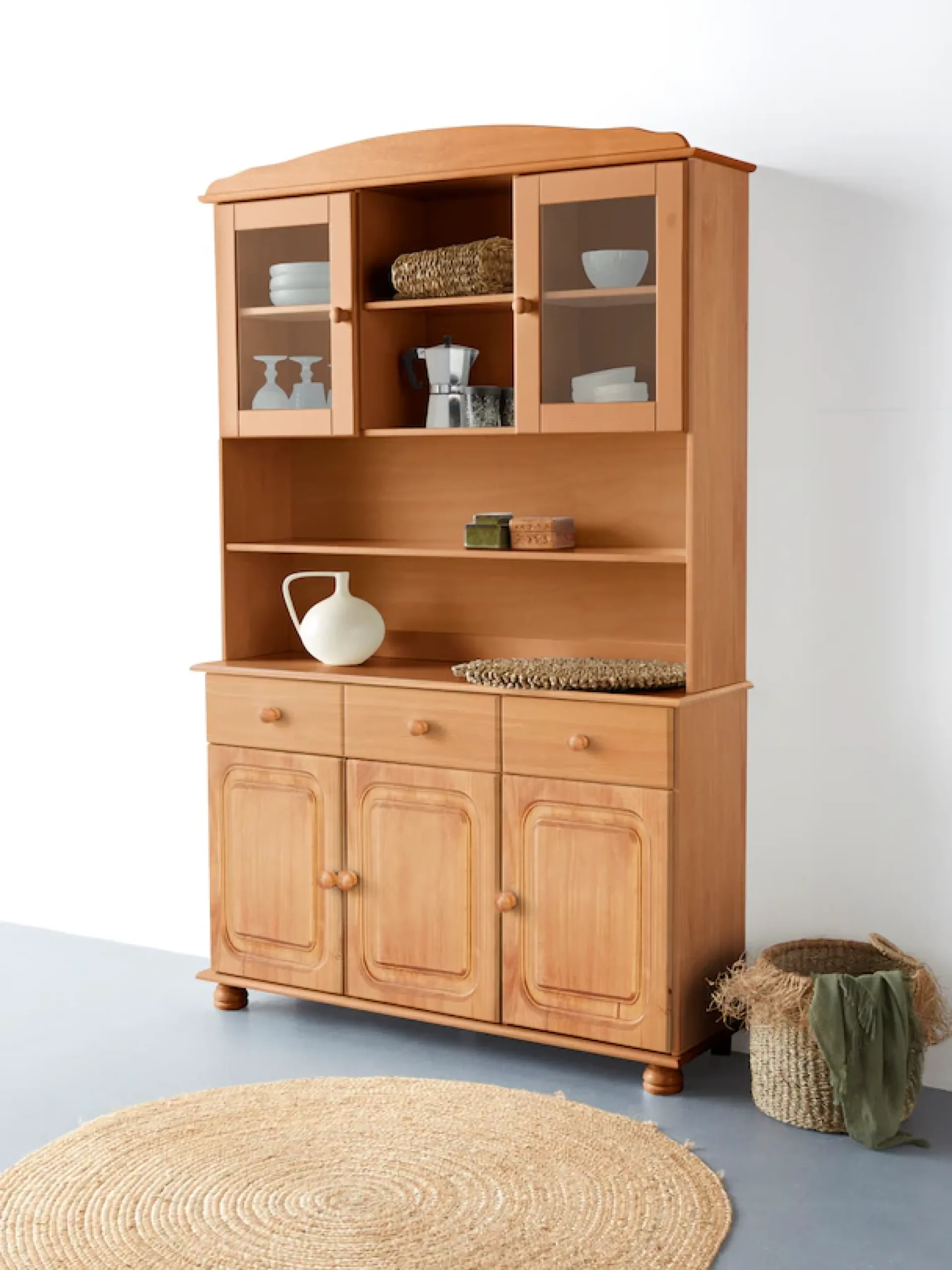 OTTO home Buffet »Mette« 2 Stk. tlg. Mit 2 Schubladen und viel Stauraum hinter 4 Türen, Höhe 181cm